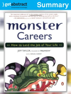 cover image of Monster Careers (Summary)